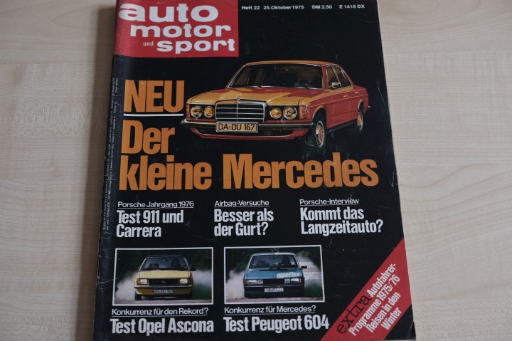 Deckblatt Auto Motor und Sport (22/1975)